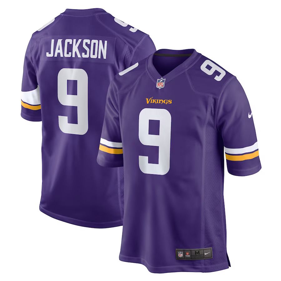Men Minnesota Vikings #9 Trishton Jackson Nike Purple Game NFL Jersey->minnesota vikings->NFL Jersey